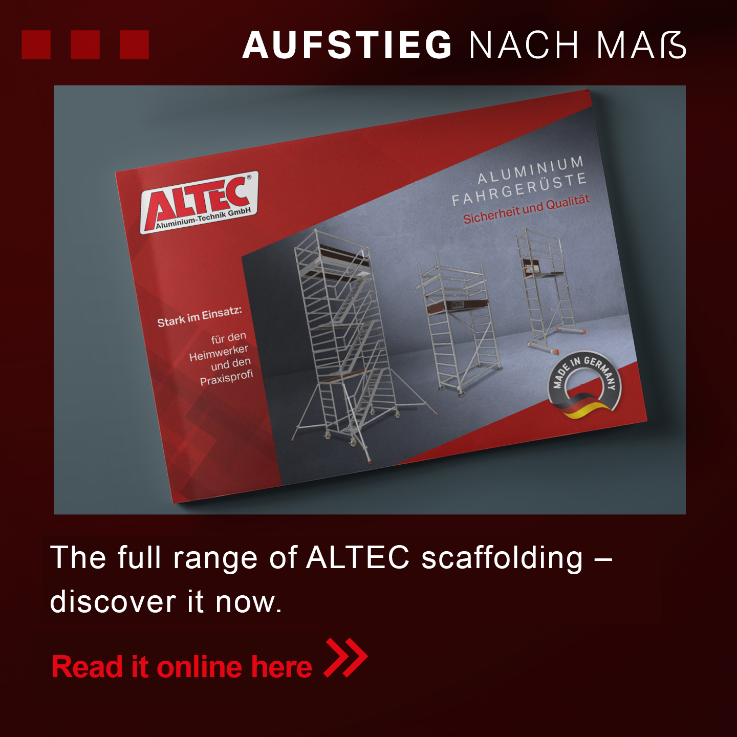 scaffolding brochure