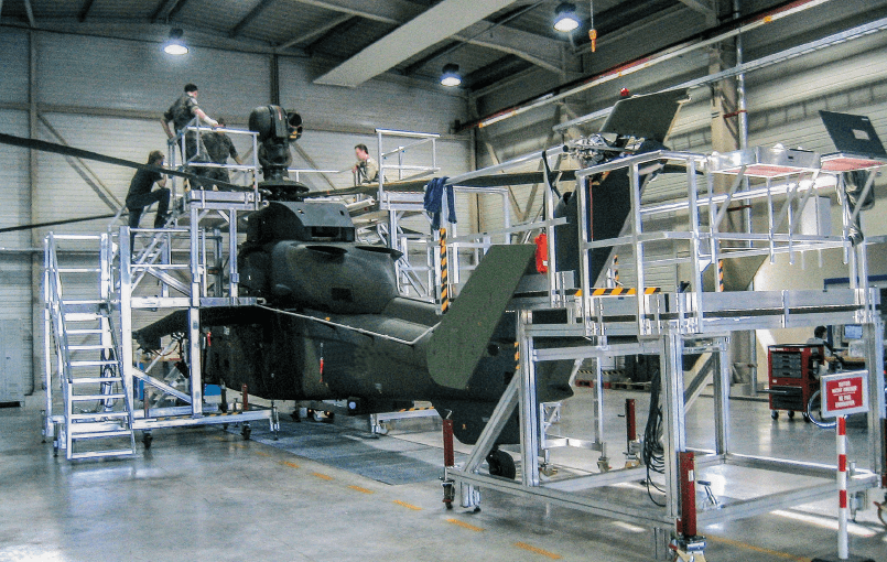 Dockanlage Hubschrauber 