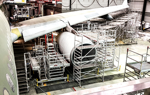 Tragflächen- und Enginegerüst für Airbus A330 MRTT