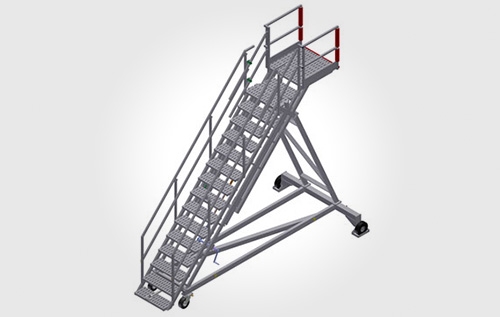 Plattformtreppe  ALTEC Aluminium-Technik GmbH