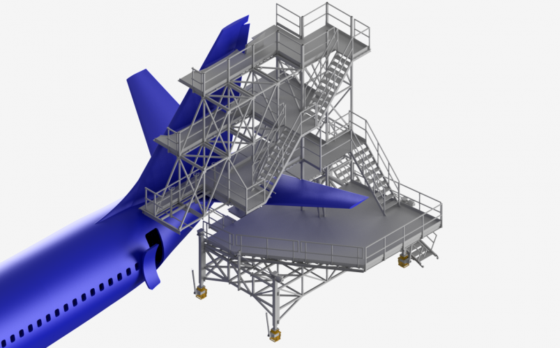 A320 & B737 Tail Dock Stand 