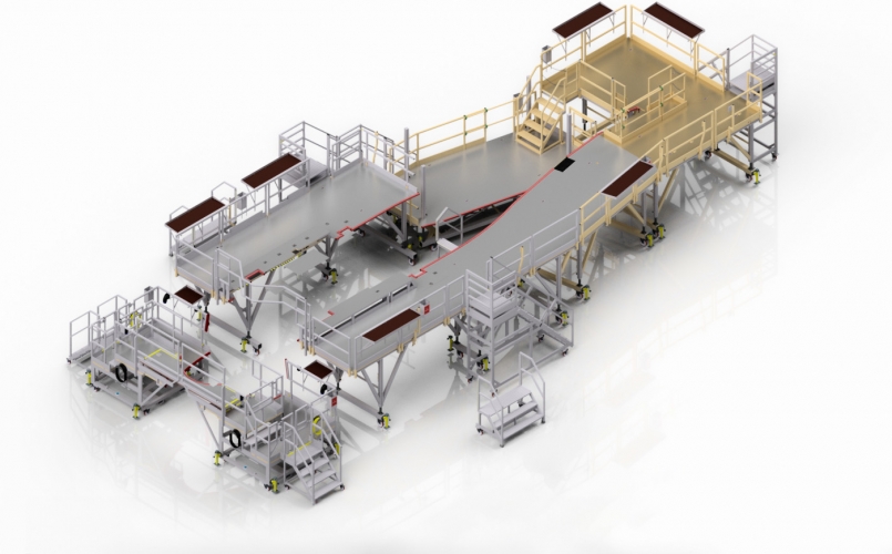 NH90 Docking System Stand Platforms NH90 Docking System Stand Platforms