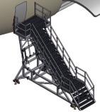 B2-Stand / Cockpit-Zugangstreppe