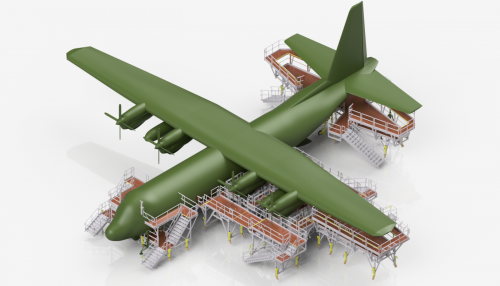 C-130 Hercules Docking System Stand Platforms